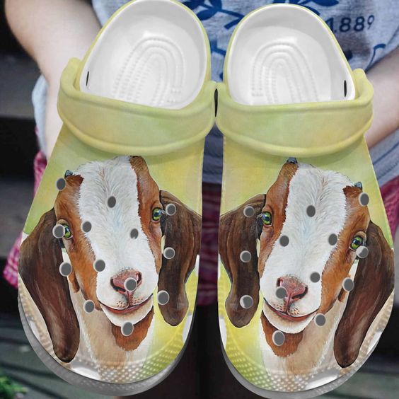 limited edition smiling goat rare color for adult clogs rpyjf