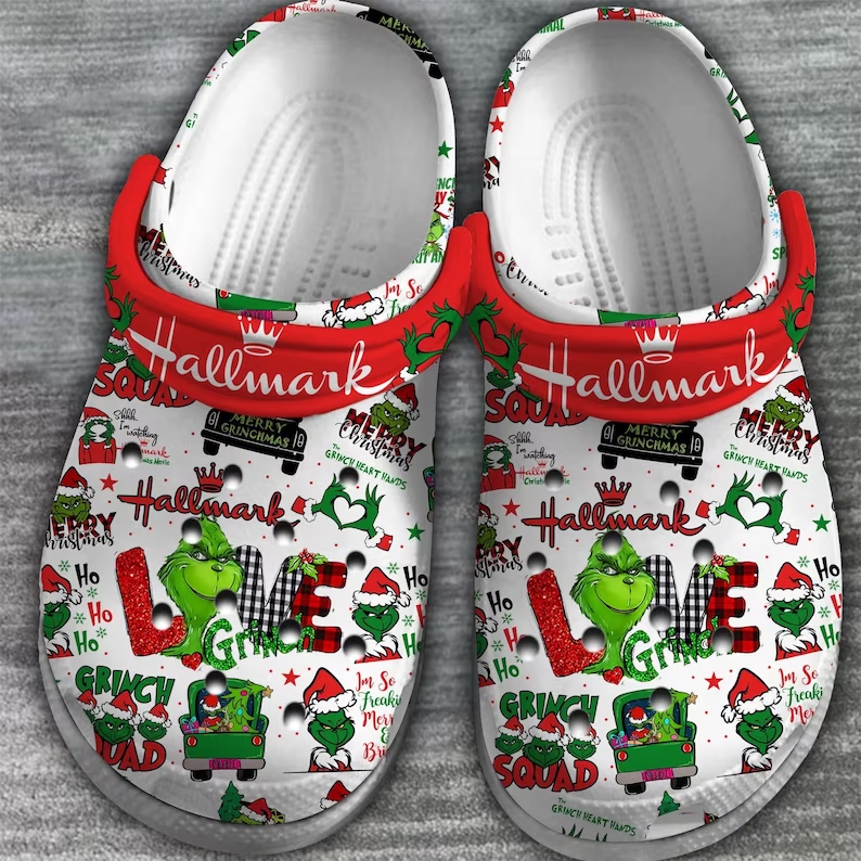 love grinch christmas unisex clogs fun and unique for christmas mrmxy