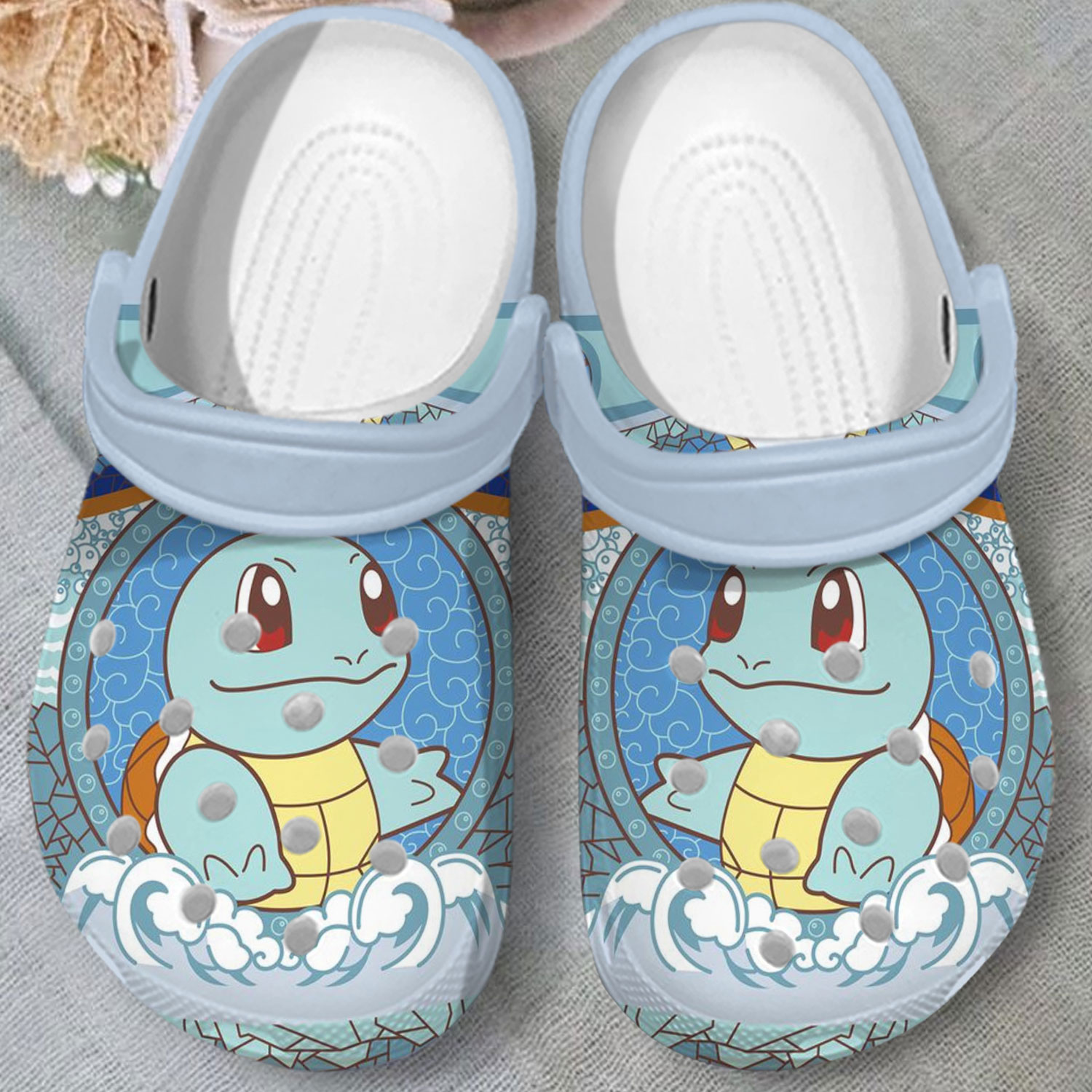 lovely squirtle fresh color classic lightweight sandals clogs zci7q