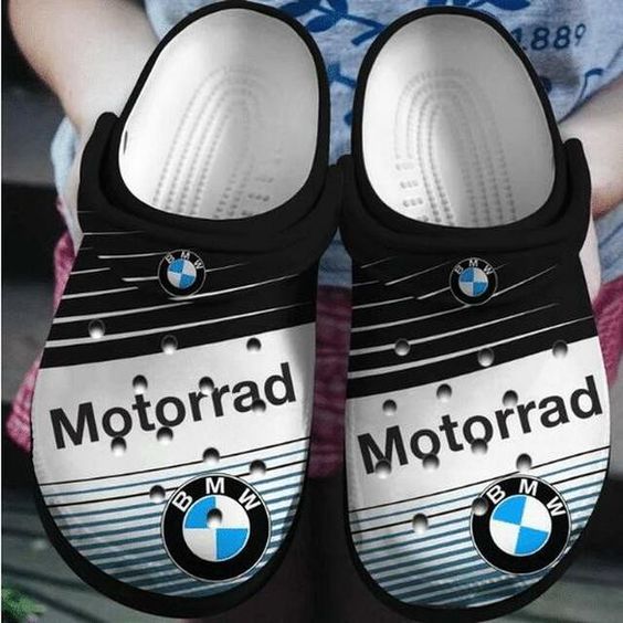 motorrad bmw black and white 3d printed clogs vwlqs