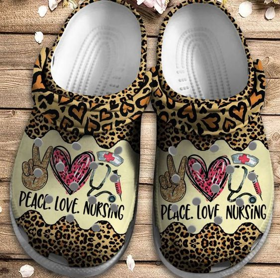 peace love nursing fluffy clogs with comfort sandals yjfzs