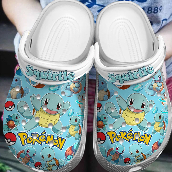 playing squirtle in the blue ocean unisex comfort clogs zhj5o