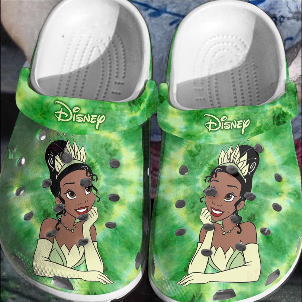 princess and the frog classic green clogs nx17k