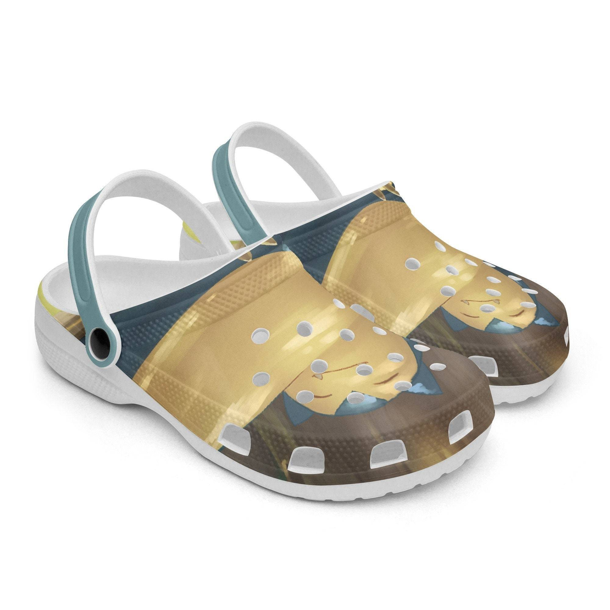 snorlax 3d printed adult clogs easy to clean 4sz4y