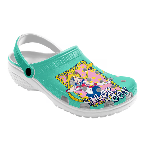 soft and lightweight sailor moon anime clogs fast shipping available! iv3sq