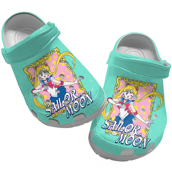 soft and lightweight sailor moon anime clogs fast shipping available! vo1ay