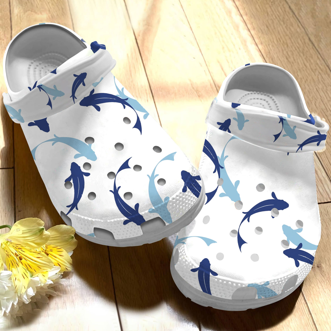 soft sandals clogs classic fish unisex white clogs g0cpo