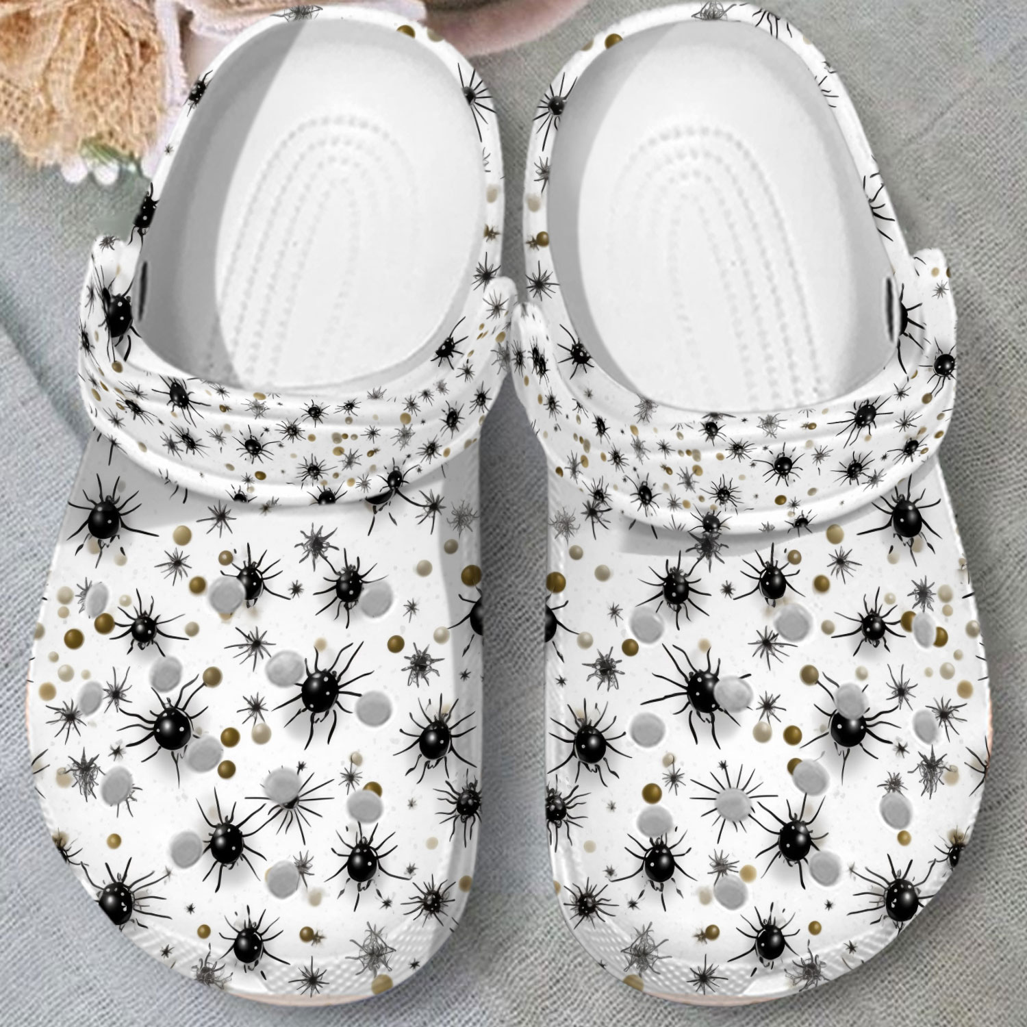 spiders with their eggs adult white clogs amazing animal clogs l6kyg