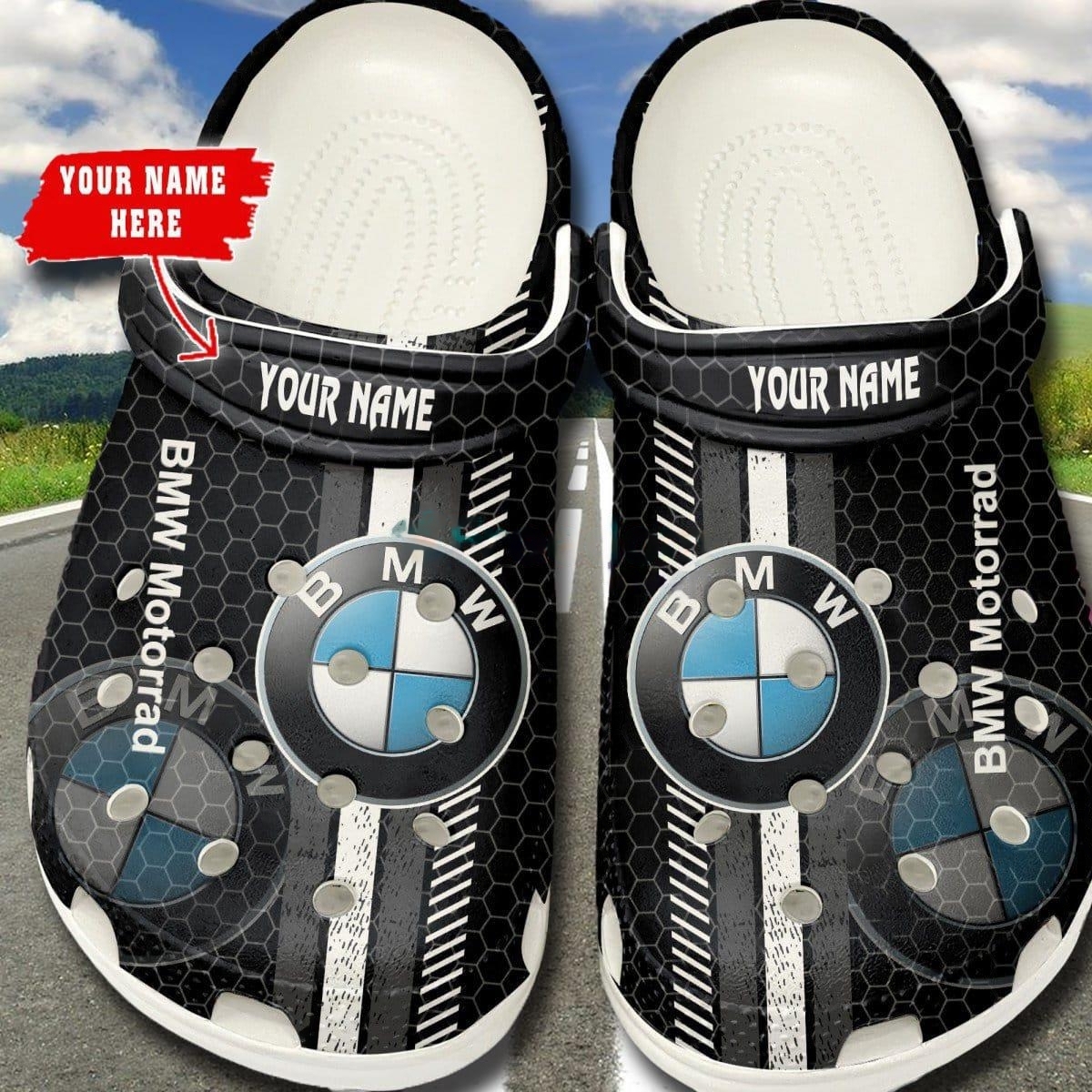 sport design bmw black classic lined customized clogs fast shipping is available yuxen