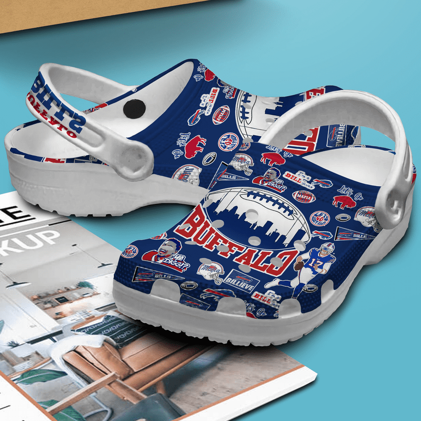 non slip and breathable buffalo bills nfl blue clogs fast shipping and 247 support 9fxif