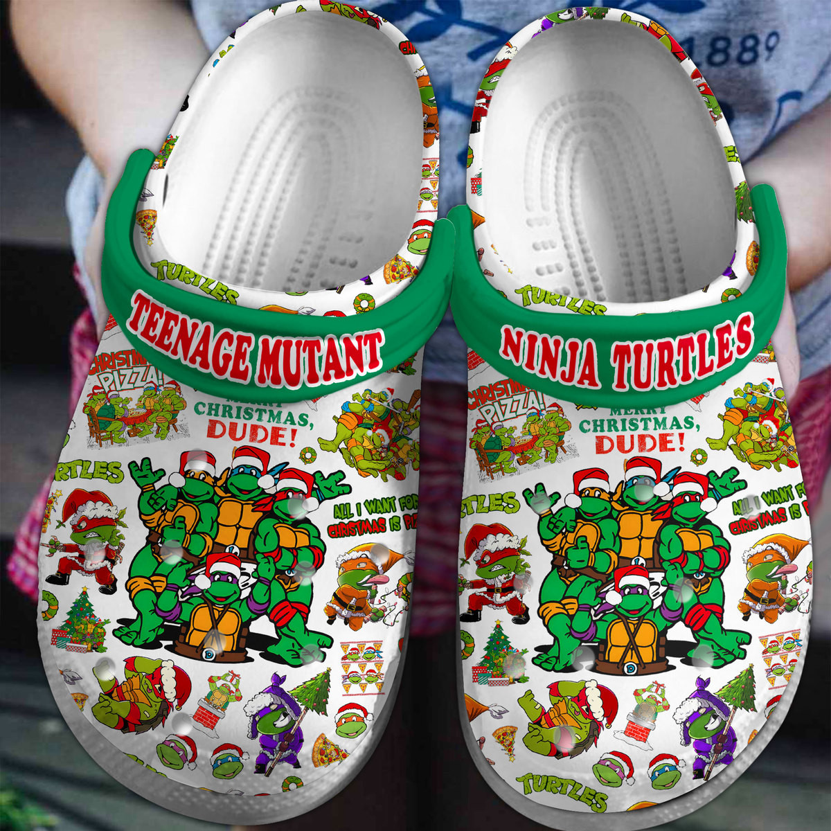 adults breathable and lightweight ninja turtles christmas clogs fun and safe for outdoor play 6bp6o