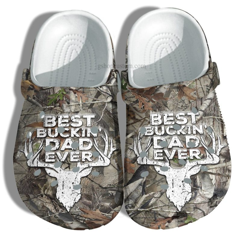 adults classic best buckin dad ever clogs the best gift idea for fathers day u0sms