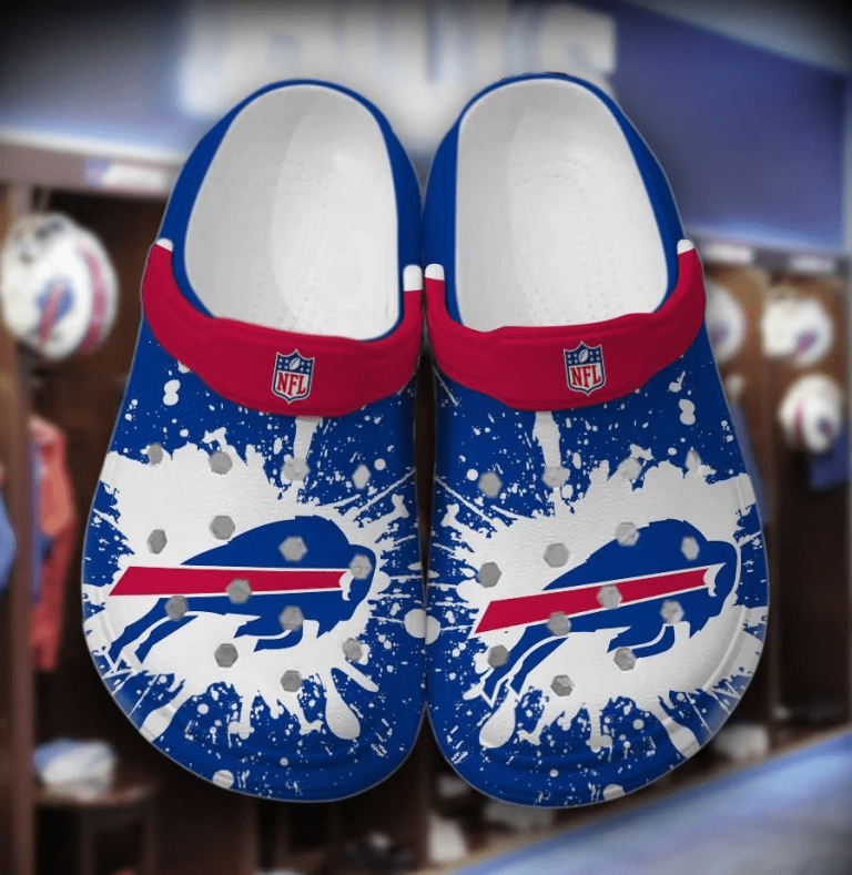 adults classic buffalo bills nfl sport clogs size 11 soft and safe for daily wear ite2e