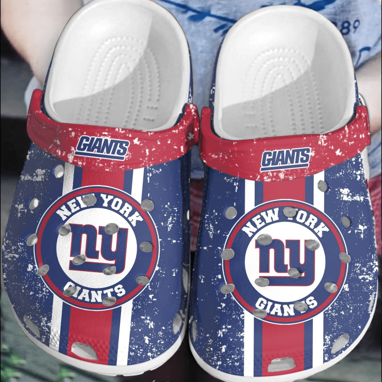 adults cool clogs new york giants nfl vintage clogs easy to take on and take off mj0uy