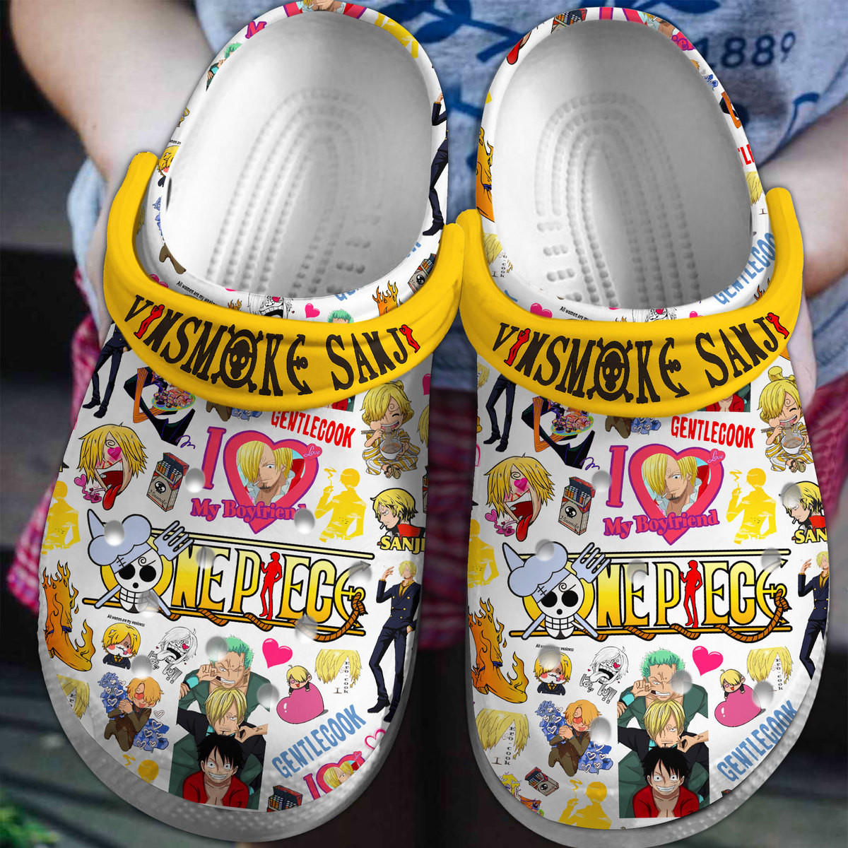 adults exclusive one piece vinsmoke sanji anime classic clogs must have item for one piece fans redvs