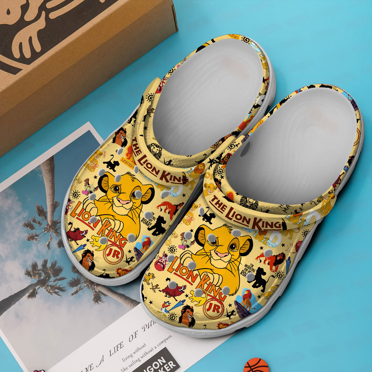 amazing the lion king classic yellow clogs size 10 fast shipping worldwide ketin