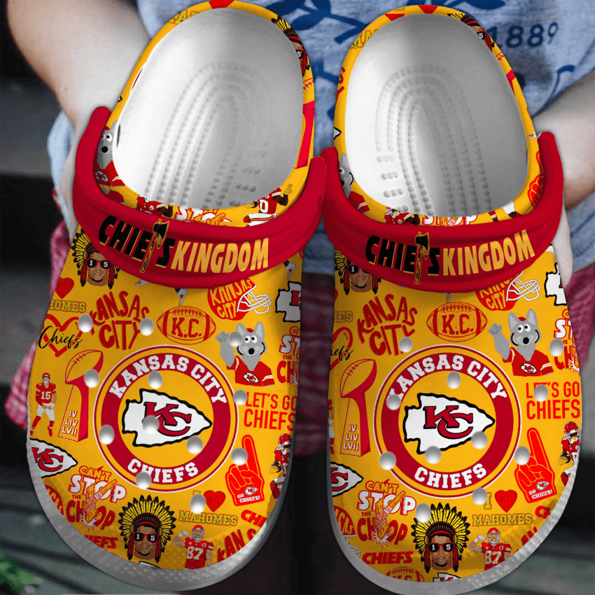 breathable and lightweight go chiefs kansas city chiefs nfl clogs perfect for daily wear 1dqmj
