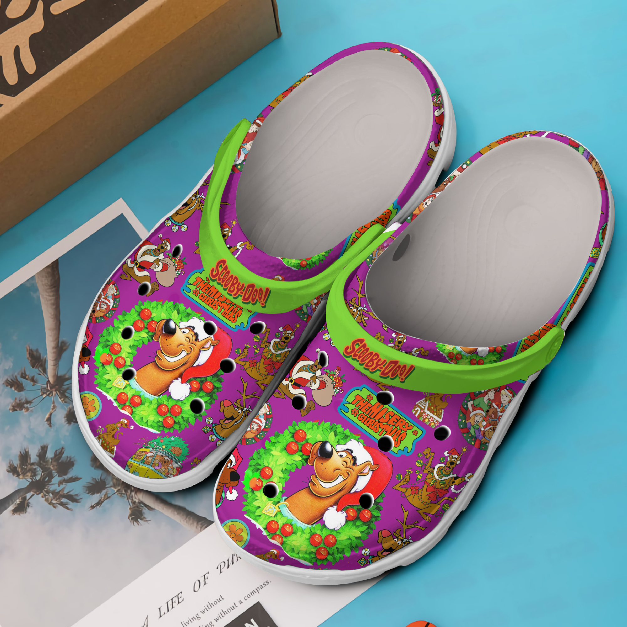 colorful the misery christmas scooby doo clogs funny and safe for outdoor walking nt9tu