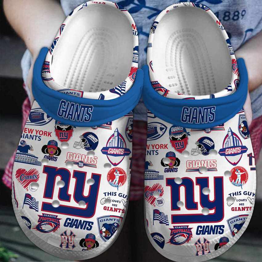 comfortable clogs new york giants nfl classic flip flop perfect clogs for men and women 2g6ti