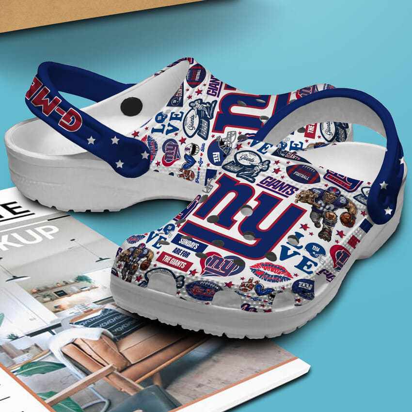 comfortable clogs new york giants nfl classic flip flop perfect clogs for men and women zgluq