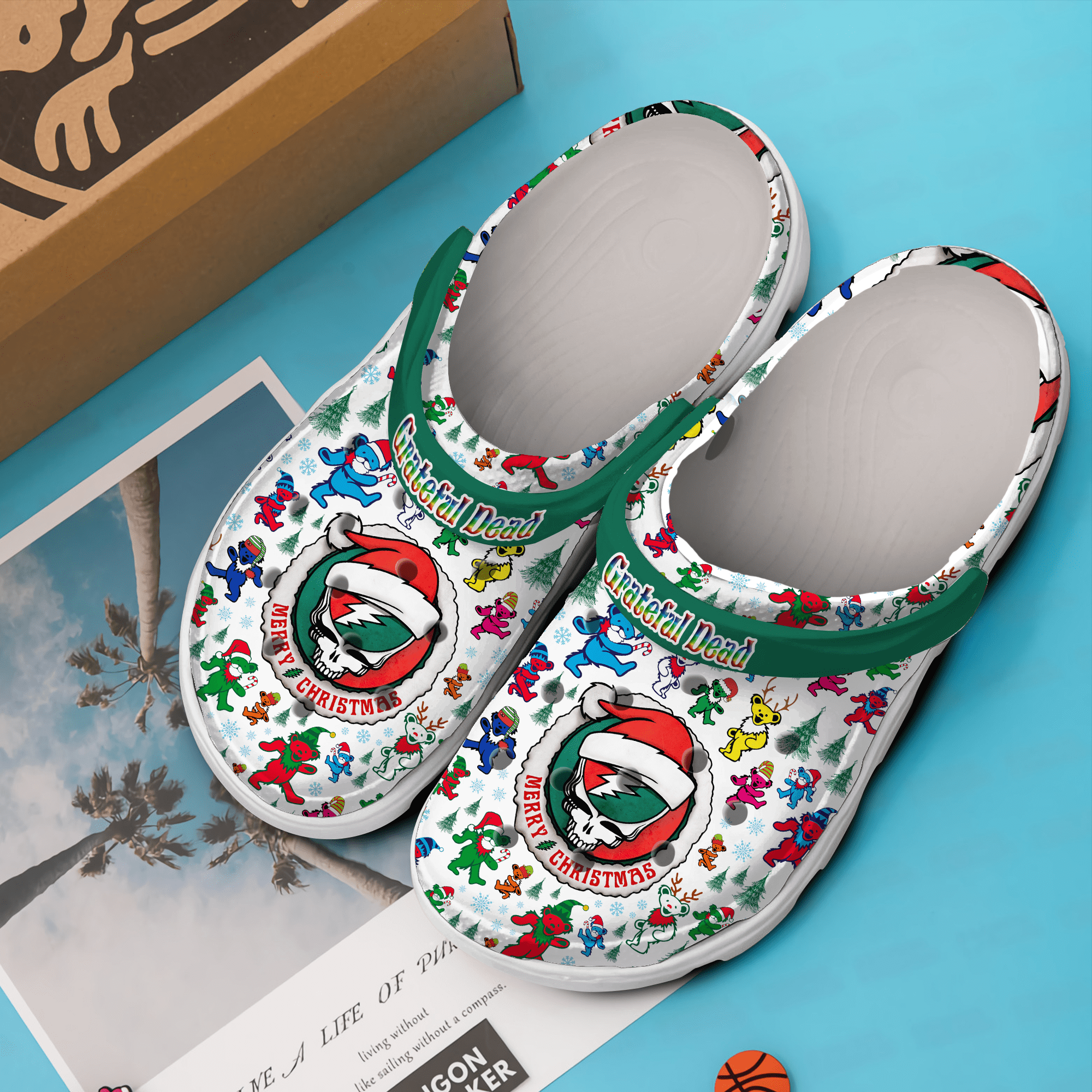 cool clogs merry christmas grateful dead music band clogs shop now for the best price h7ekq