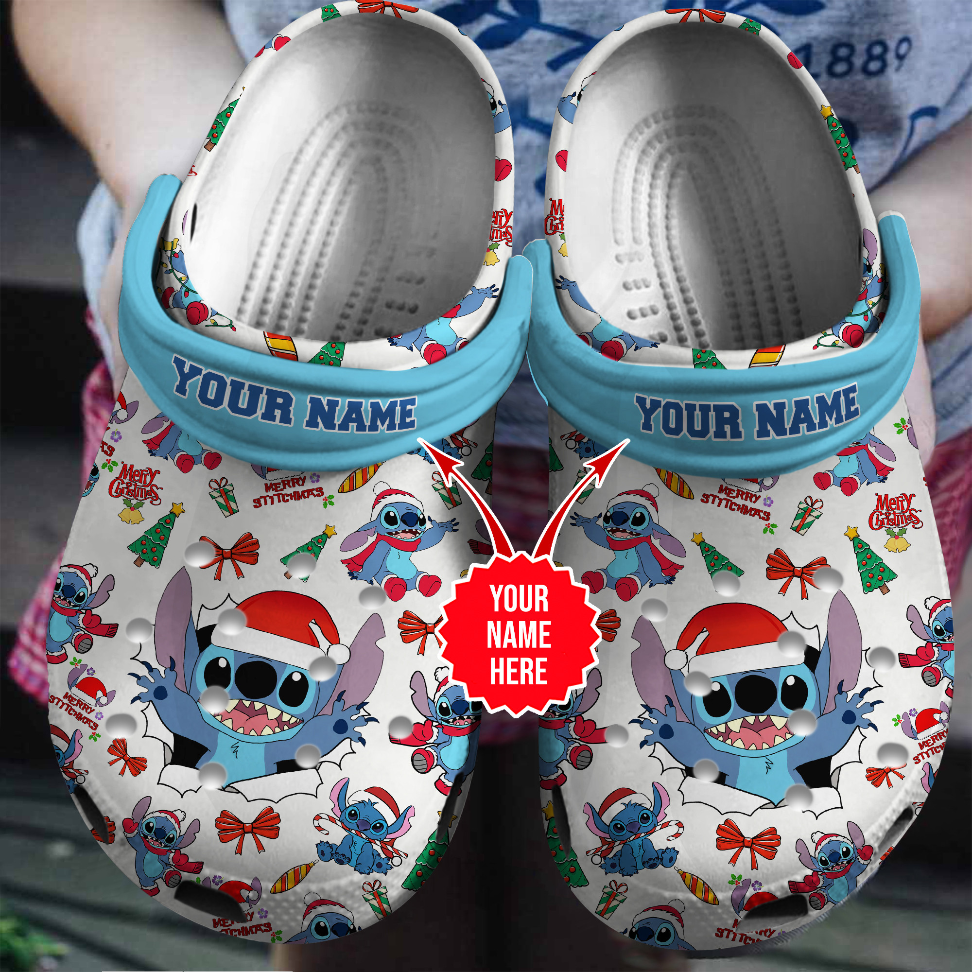 customized funny disney stitch christmas unisex clogs buy more save more vacbt