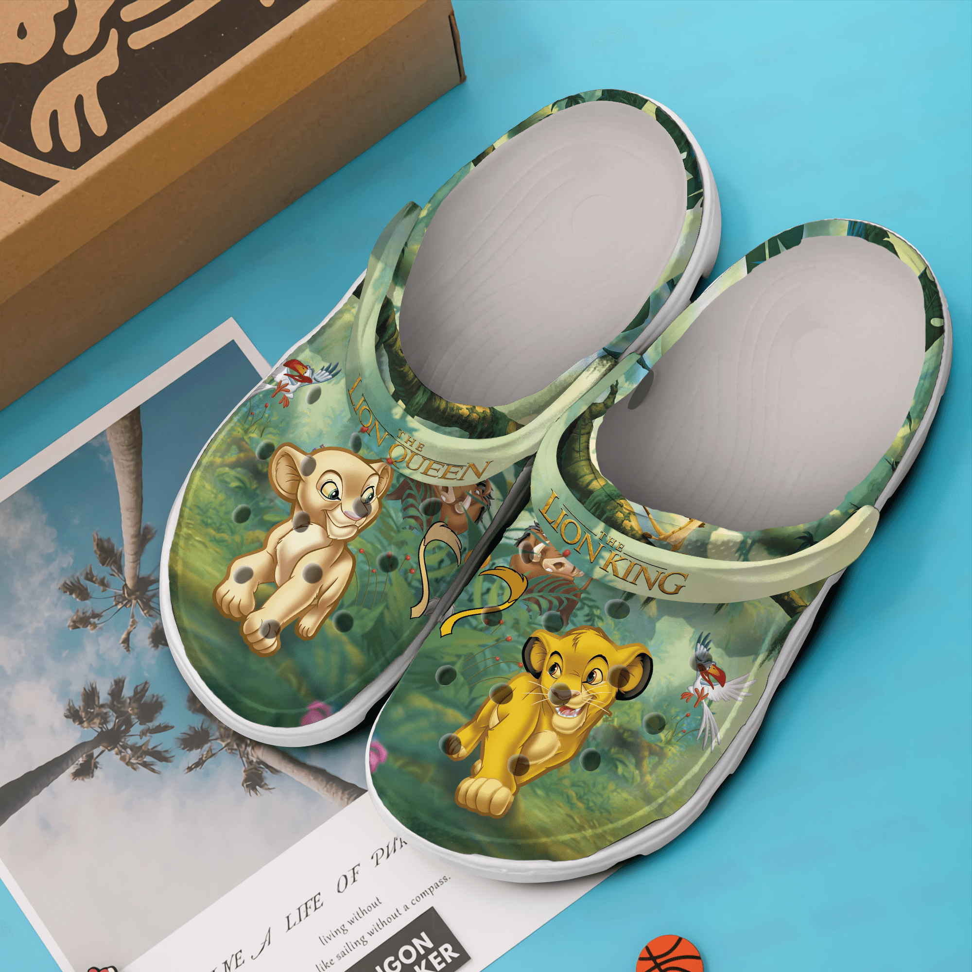 disney the lion king and queen cartoon classic unisex clogs easy to clean hye43