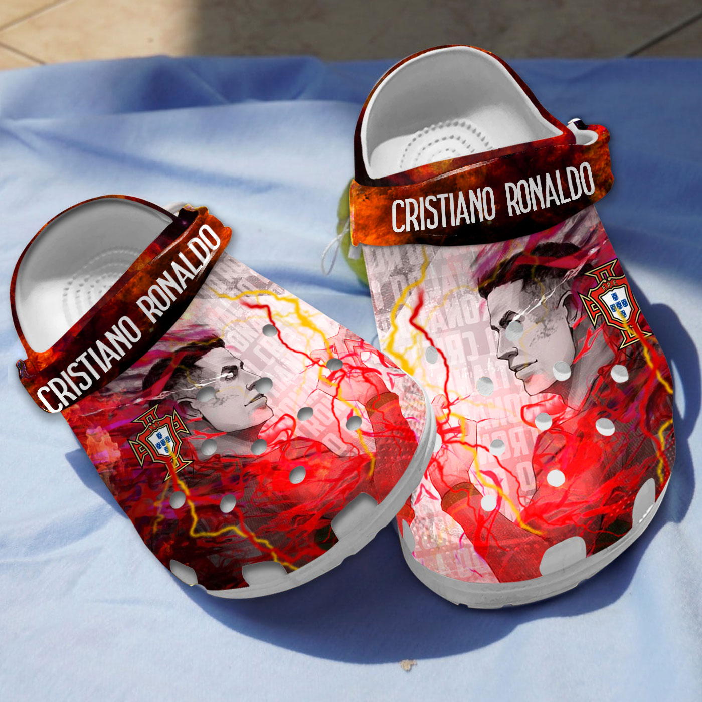 exclusive clogs cristiano ronaldo football star unisex clogs perfect gift for football fans nhm3x