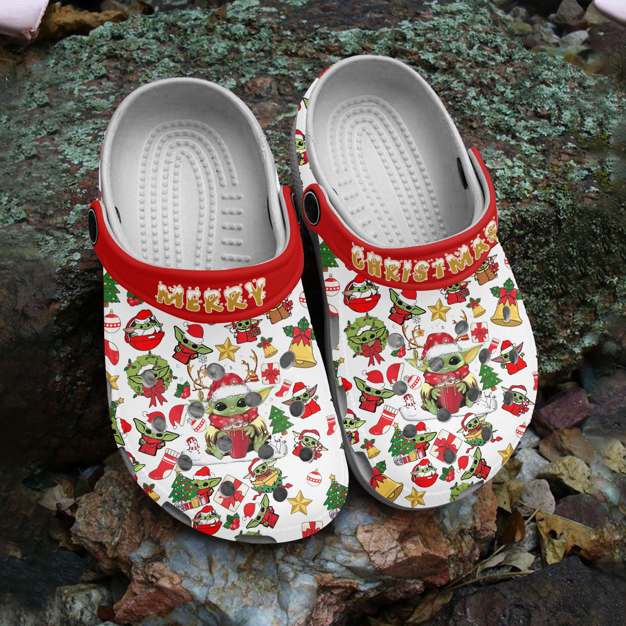 exclusive clogs merry chhristmas cute baby yoda clogs size 8 shipping worldwide 2ylvw