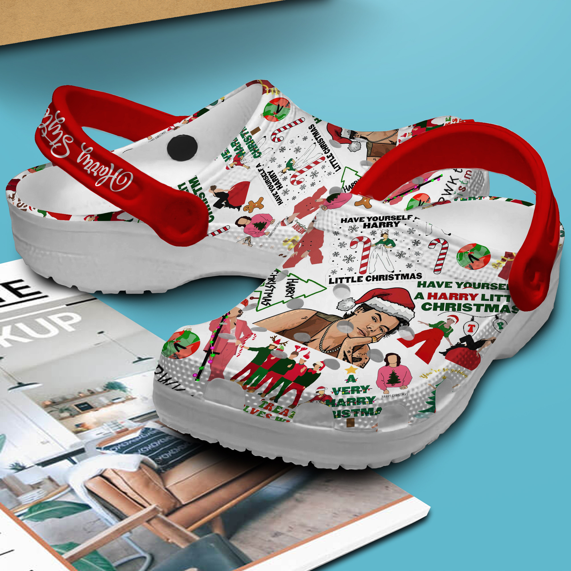 eye catching and fashionable harry styles christmas classic clogs perfect gift for music fans q0mev