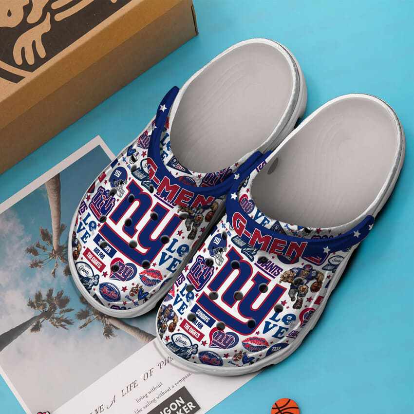 fashionable clogs new york giants nfl customized flip flop perfect clogs for outdoor play 65t5p