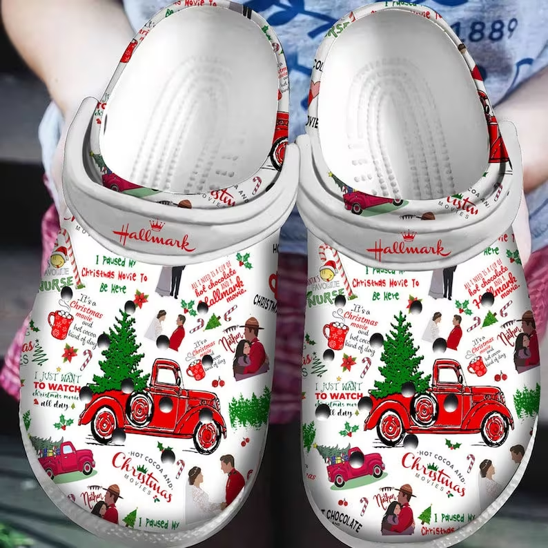 fashionable hallmark christmas classic white clogs perfect footwear for men and women eiaaf