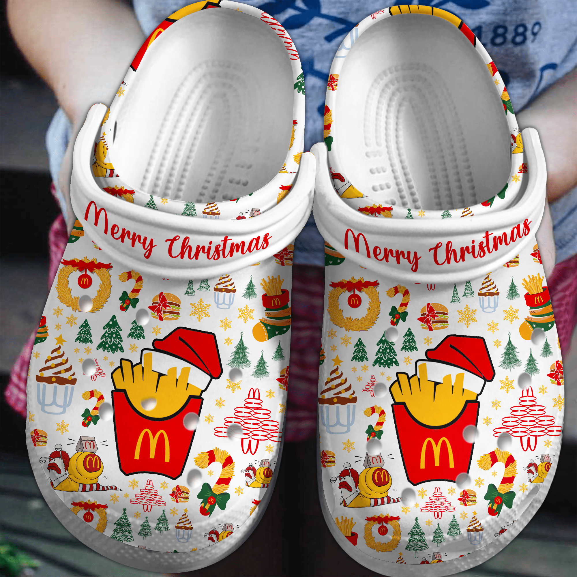 fashionable mc donald christmas unisex clogs perfect for men and women scey4