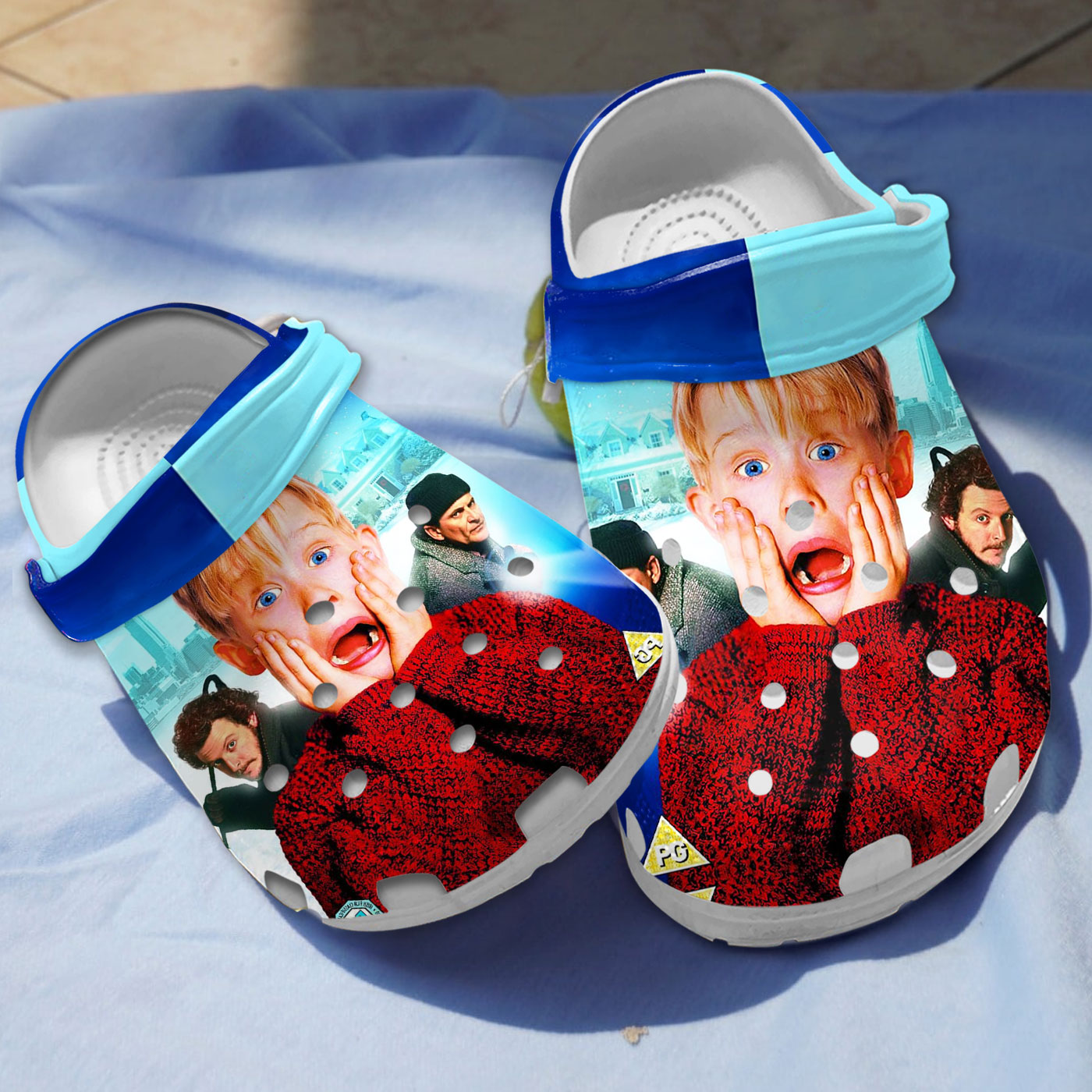 funny home alone christmas unisex clogs size 8 fast shipping worldwide fabze