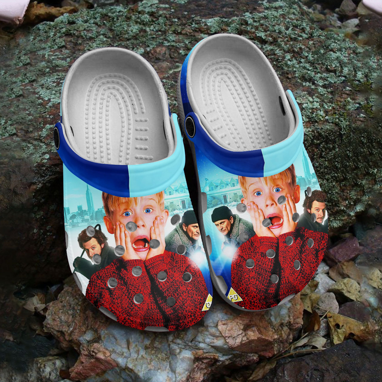 funny home alone christmas unisex clogs size 8 fast shipping worldwide wher7