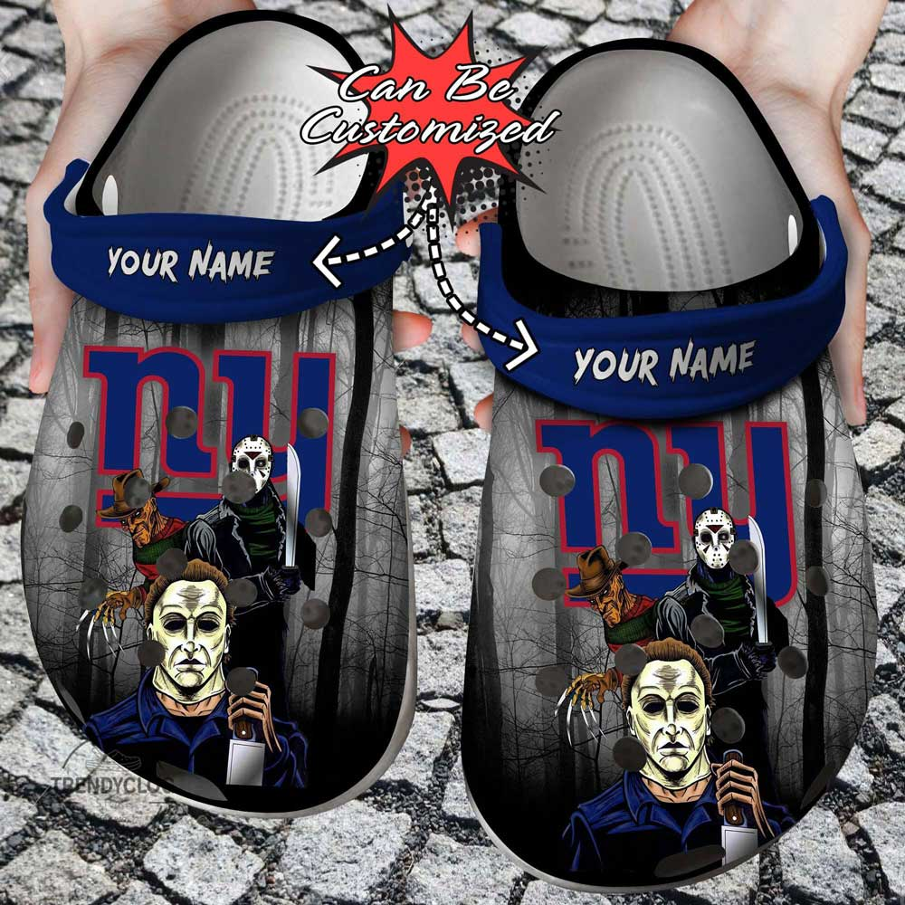 personalized new york giants x horror movie villains nfl clogs size 9 buy more save more lcr05