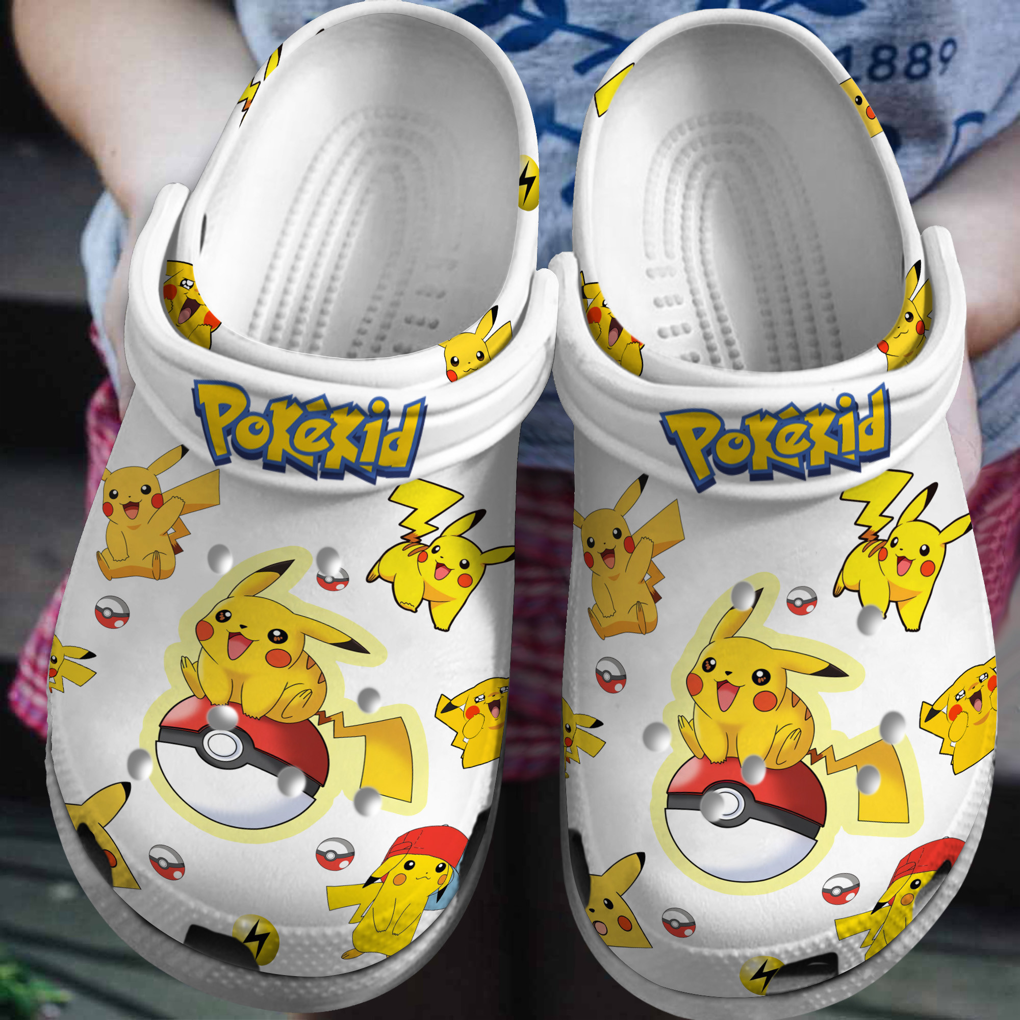 soft and non slip pokekid anime clogs cute and safe for outdoor play cncwq