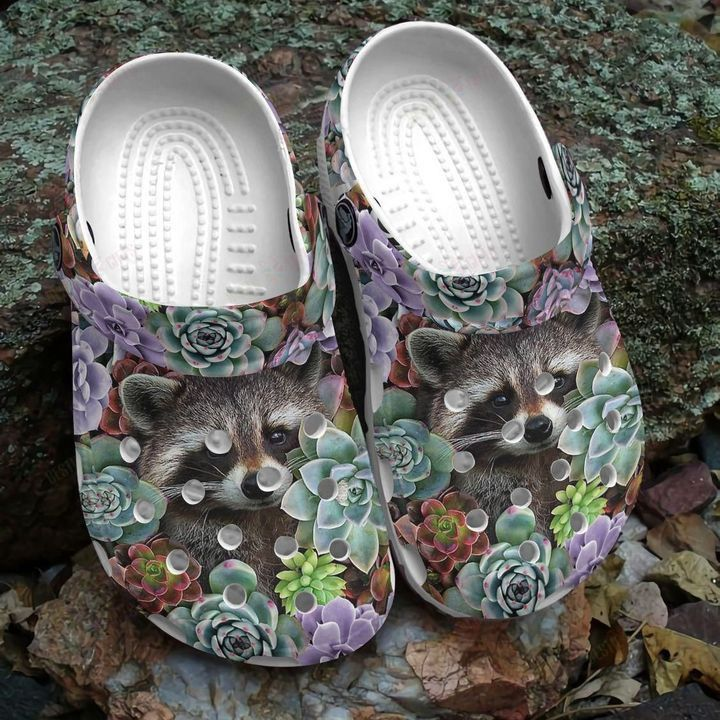 soft and water resistant raccoon and succulent clogs perfect footwear for outdoor play m6pik