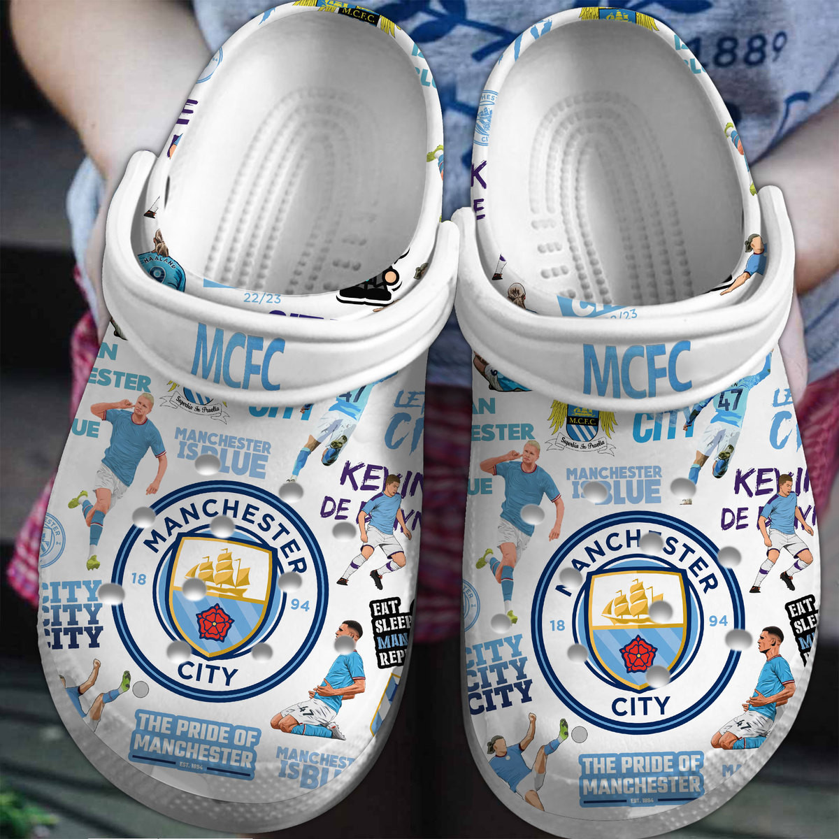 special clogs mcfc manchester city football club white unisex clogs easy to take on and take off tmeyx