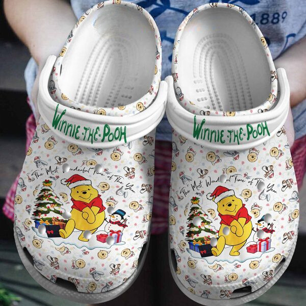 special edition winnie the pooh christmas unisex clogs size 9 perfect for holiday party jvs2s