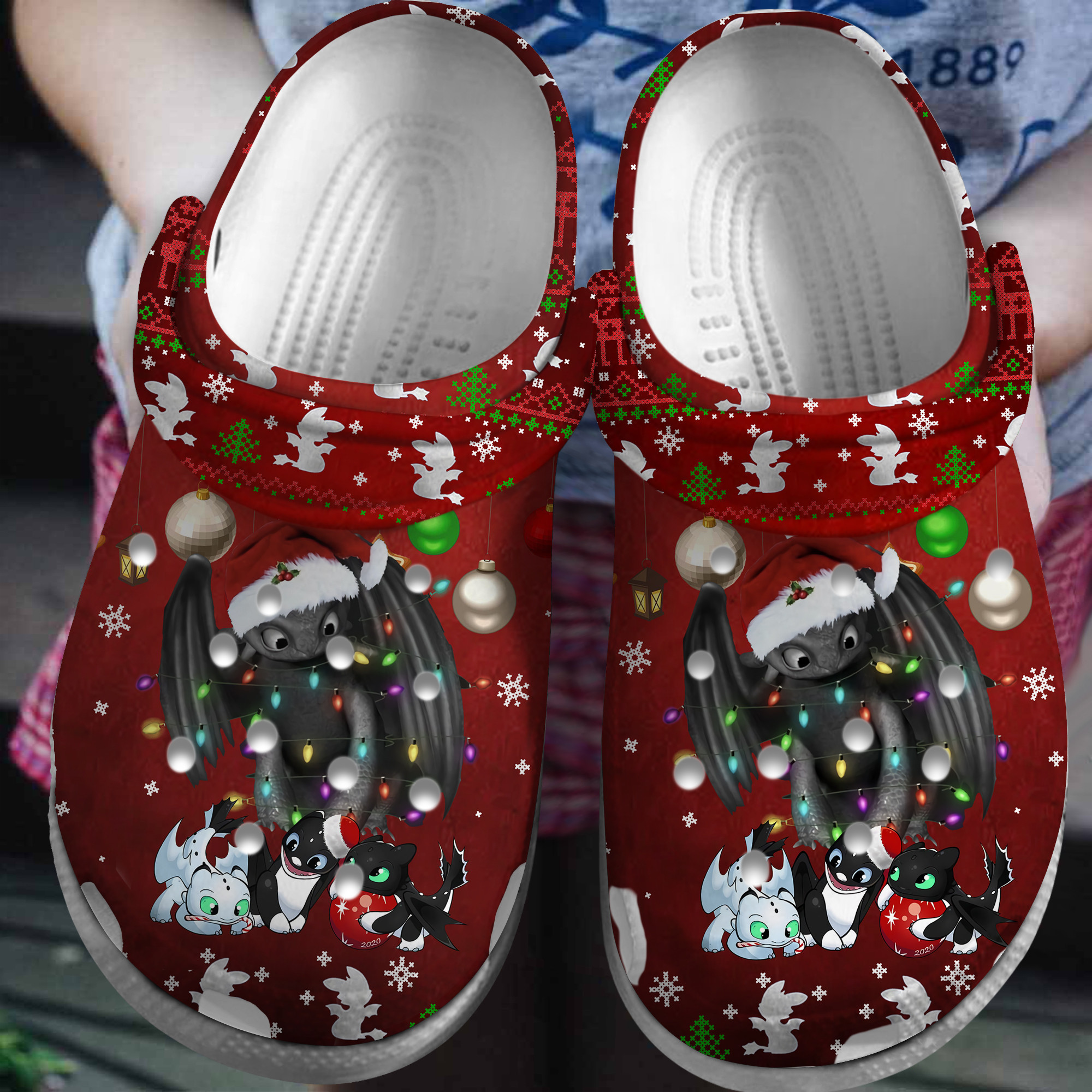 unique clogs how to train your dragon toothless and baby dragons christmas red clogs funny and safe for parties 6nbnr