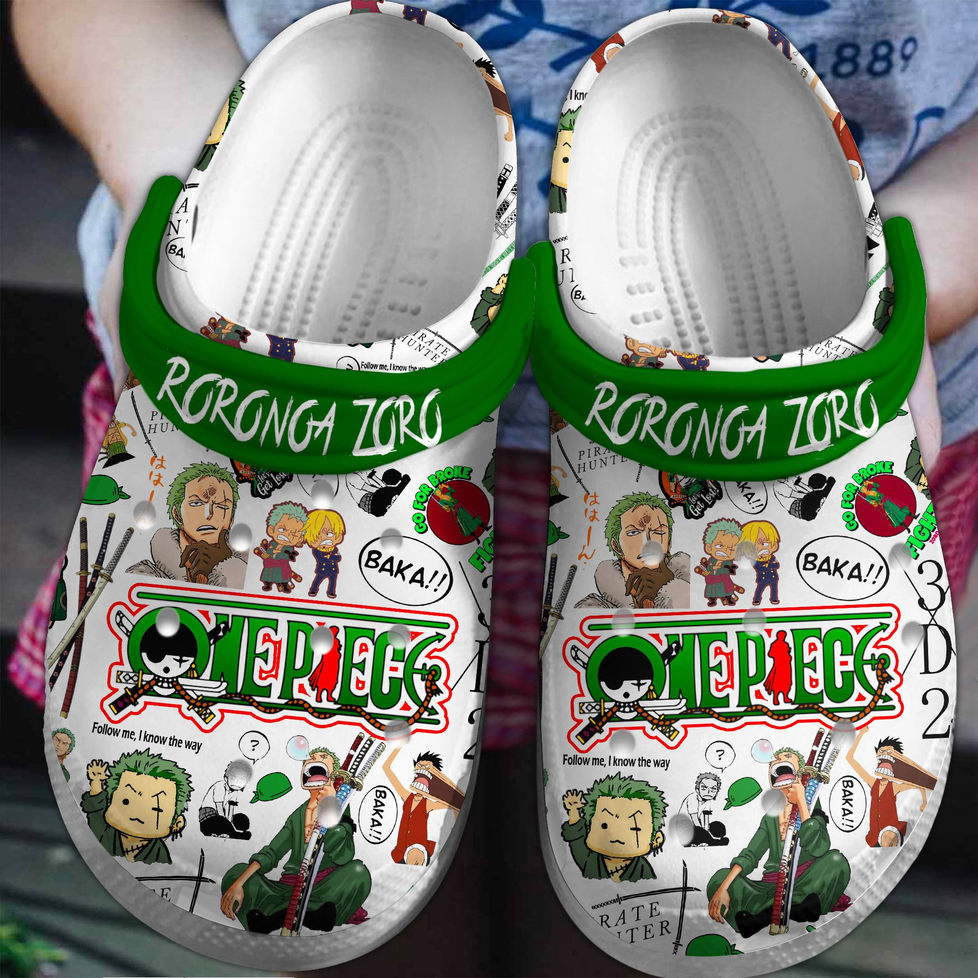 unleash your otaku spirit with our roronoa zoro one piece classic clogs fast shipping available ig1fb