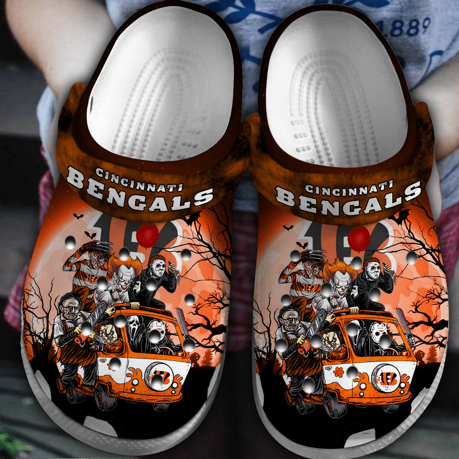water resistant and durable cincinnati bengals horror movie characters clogs express shipping available olexp