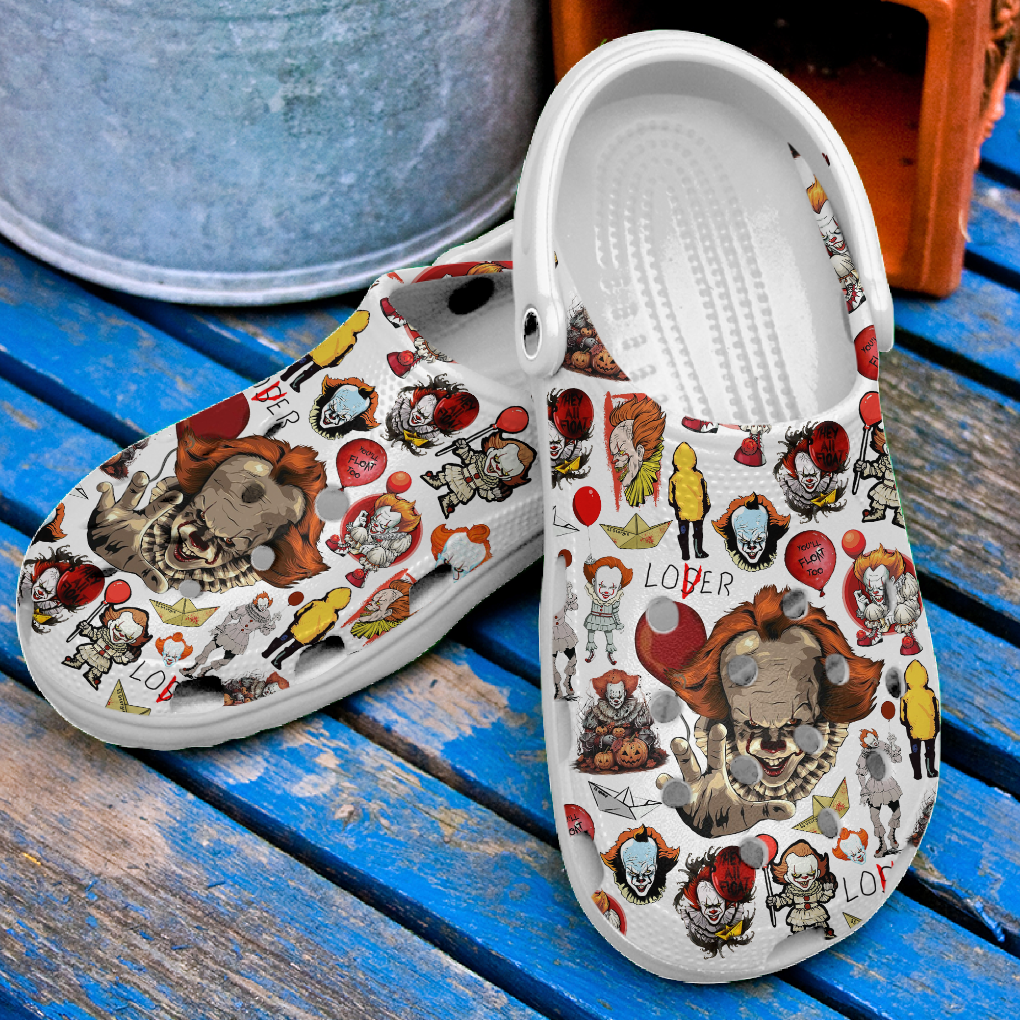 water resistant and lightweight time to float pennywise horror clogs fast shipping worldwide available 3zmlk