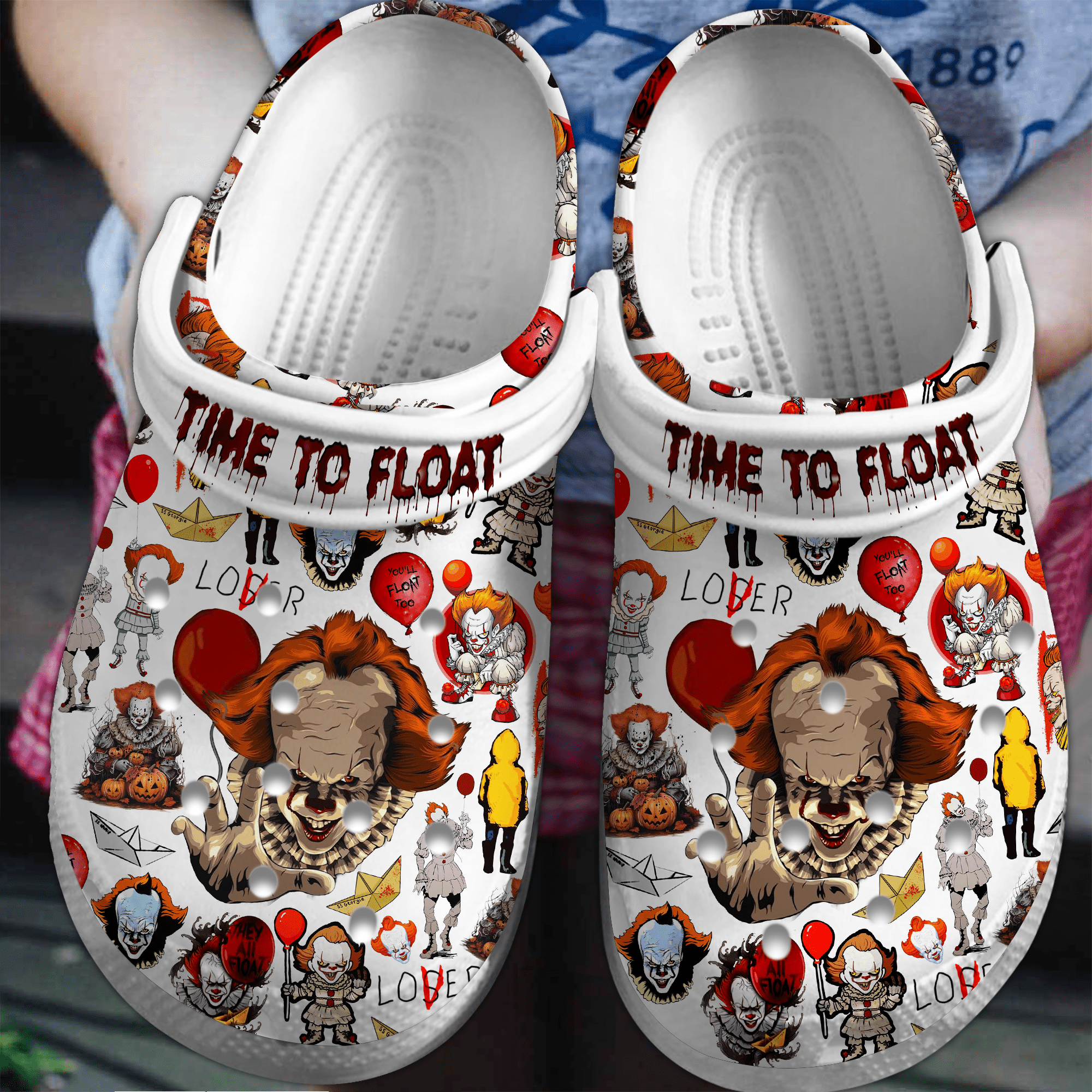 water resistant and lightweight time to float pennywise horror clogs fast shipping worldwide available rsprp