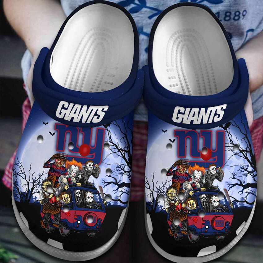 well fit new york giants nfl unisex blue clogs perfect for fans of new york giants team s8kdf