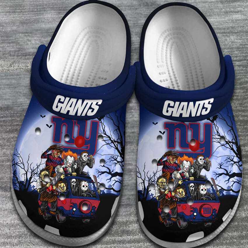 well fit new york giants nfl unisex blue clogs perfect for fans of new york giants team xdcxr