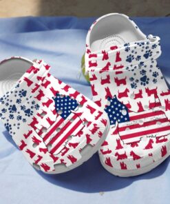 American Flag Clogs