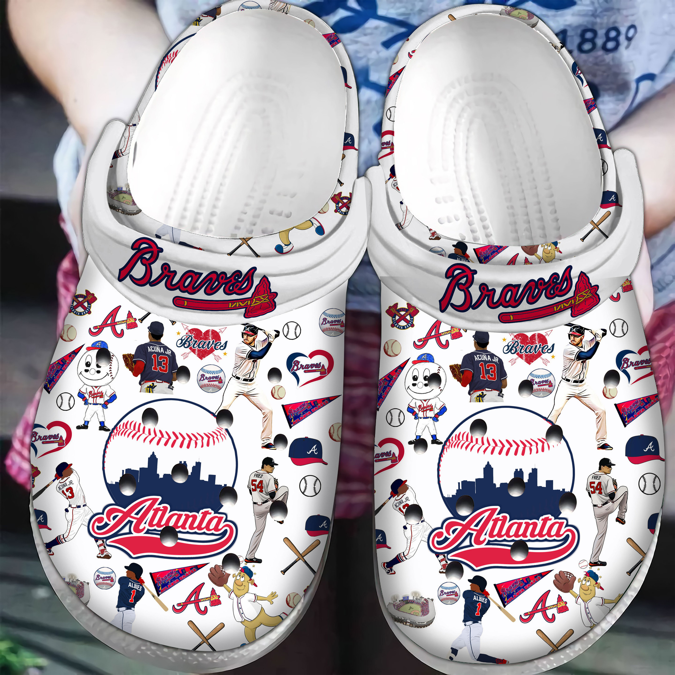 Atlanta Braves Clogs