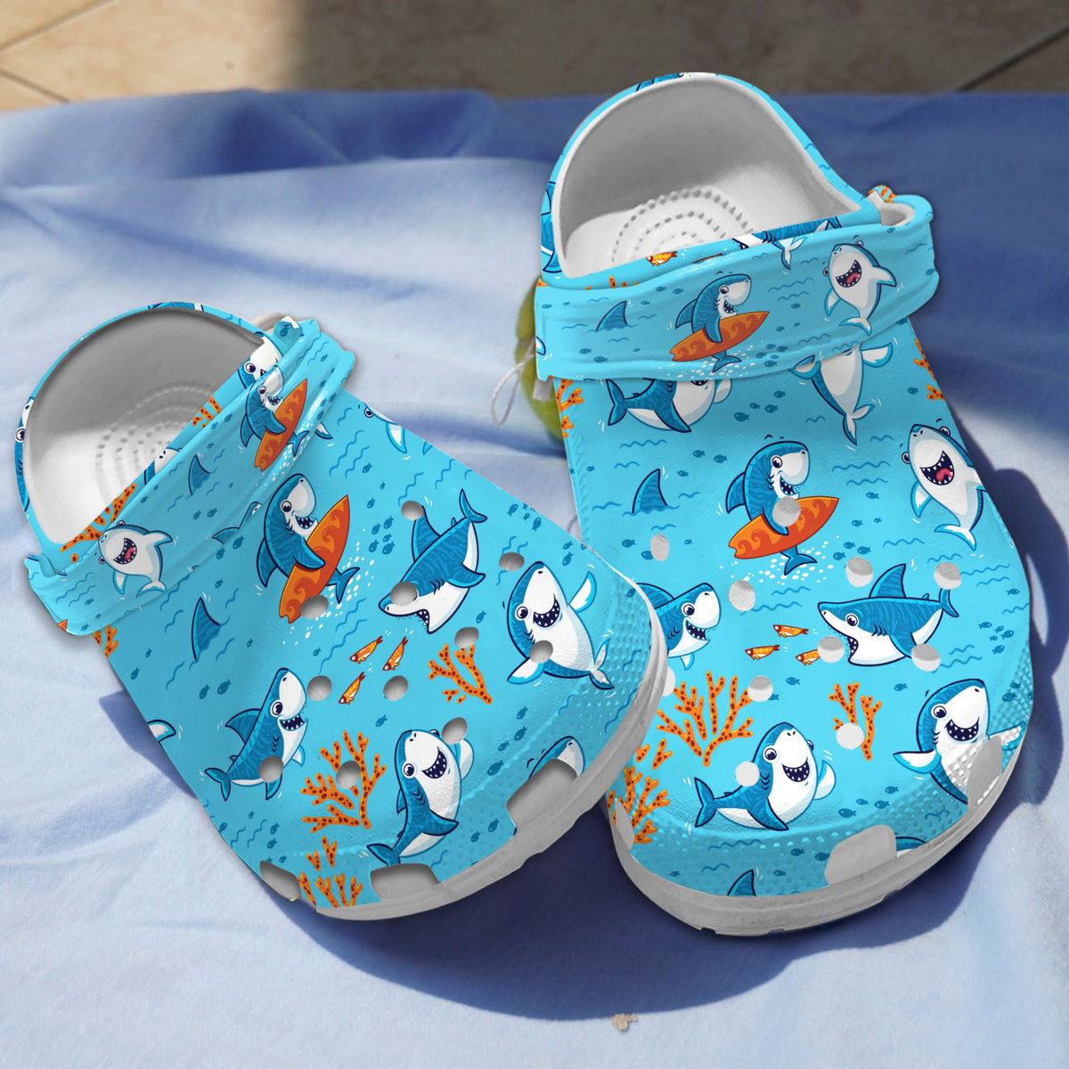 Blue Shark Clogs